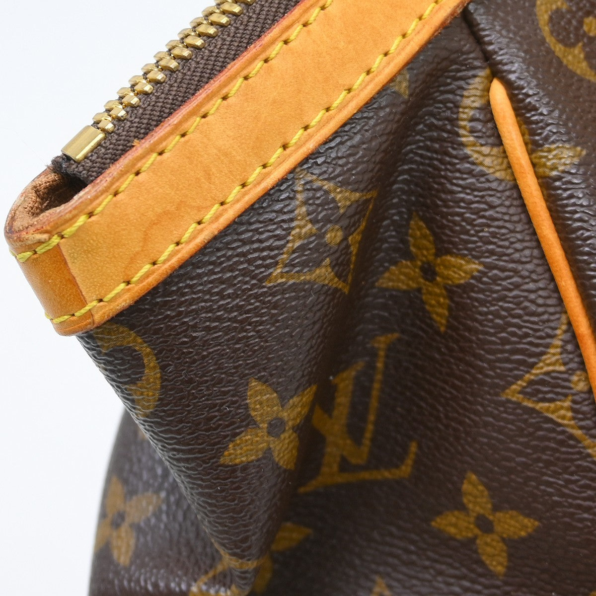 Louis Vuitton Tivoli Monogram Canvas, Brown, Canvas, Handbag