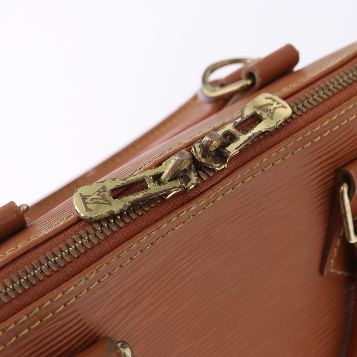 Louis Vuitton Alma Epi Leather, Gold, Leather, Handbag