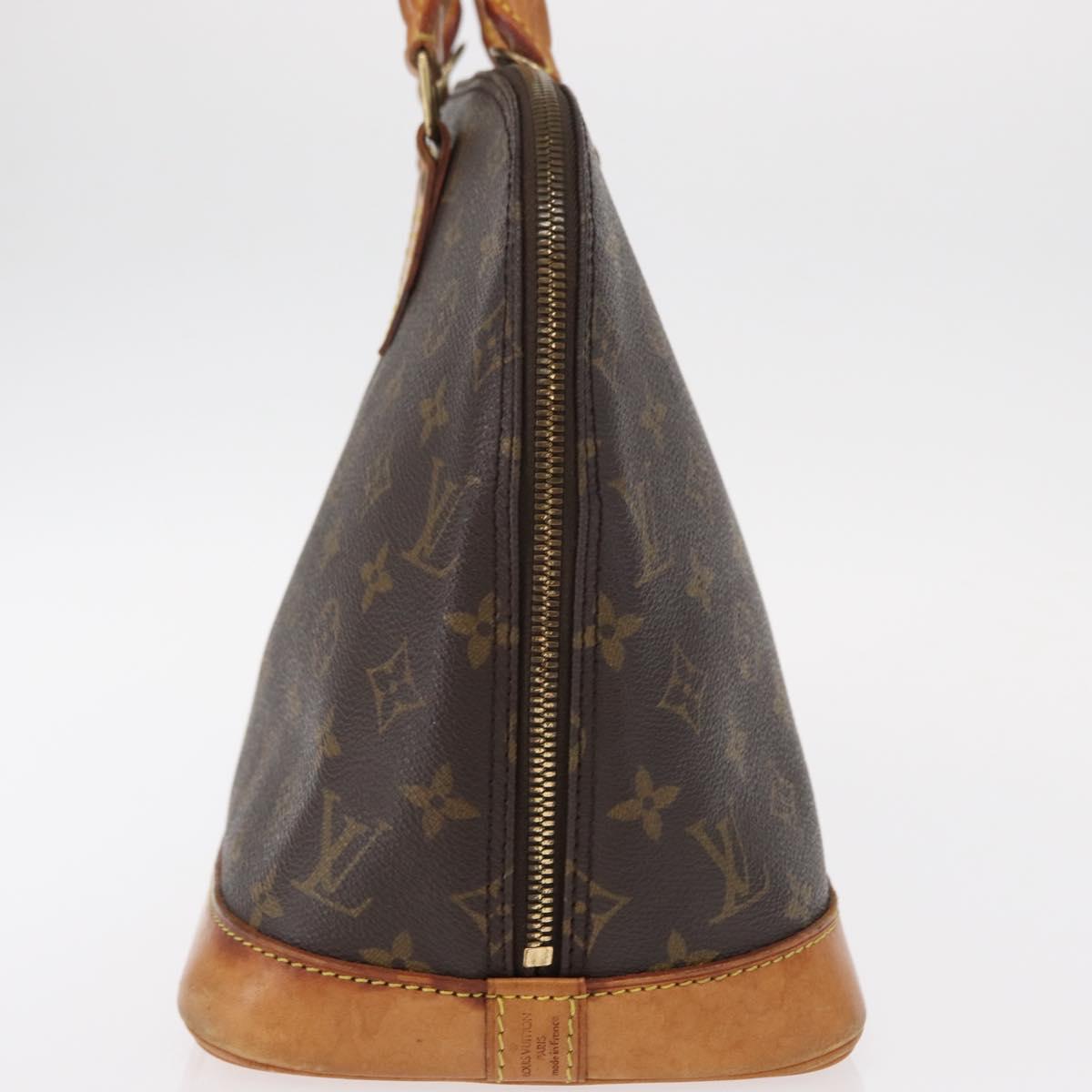 Louis Vuitton Alma Handbag Monogram Canvas, BROWN, CANVAS, Handbag