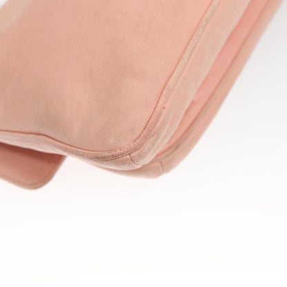 Chanel Chocolate Bar Mademoiselle Flap Bag Quilted Leather, PINK, LEATHER, Shoulder bag