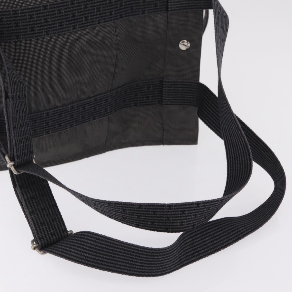 Hermes Herline Canvas, Gray, Canvas, Backpack