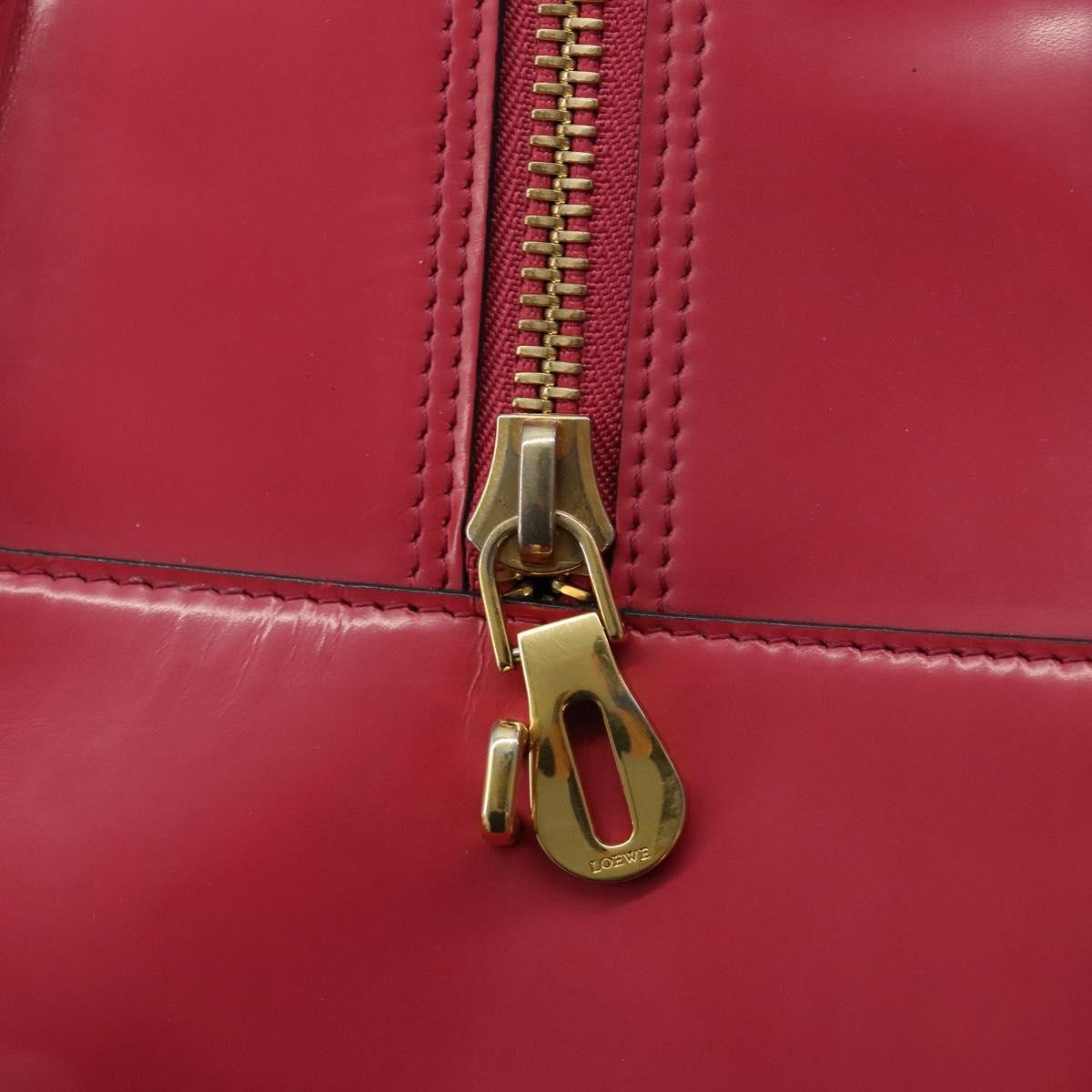 Loewe Amazona Patent, Pink, Patent Leather, Handbag