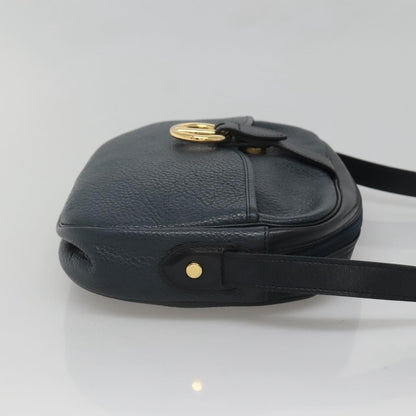 Christian Dior Vintage Leather, Navy, Leather, Shoulder Bag