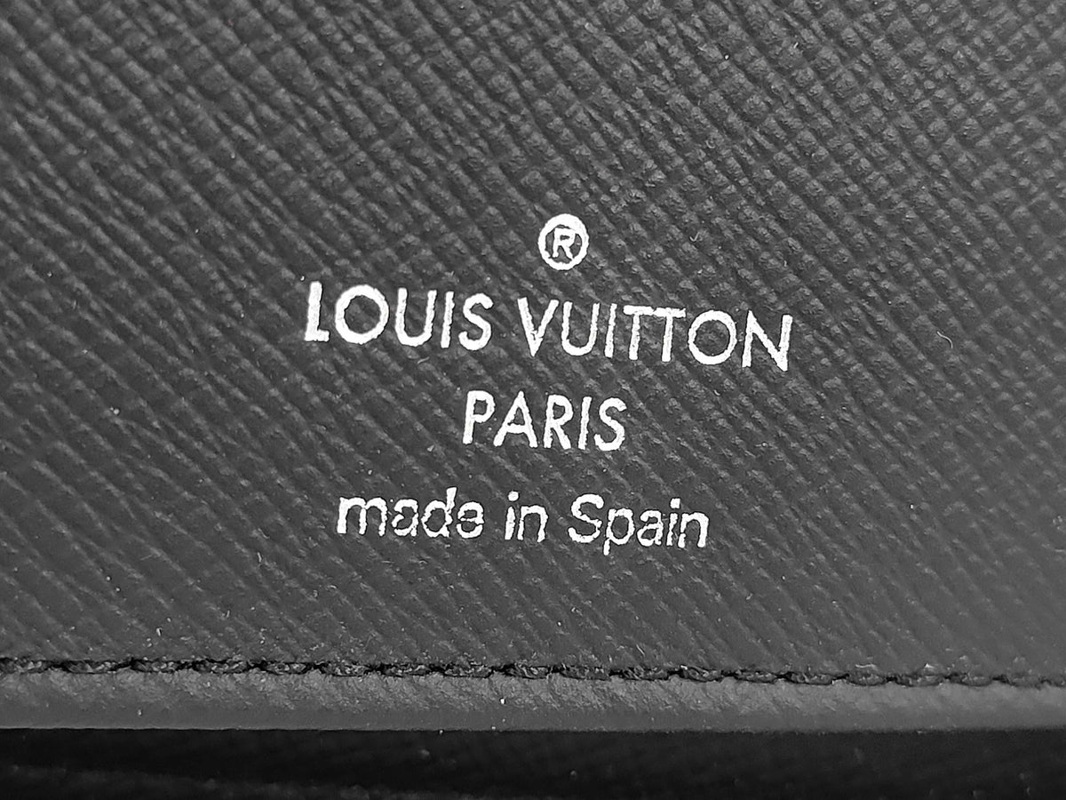 Louis Vuitton Zippy wallet vertical Damier Graphite, Gray, Leather, Wallet
