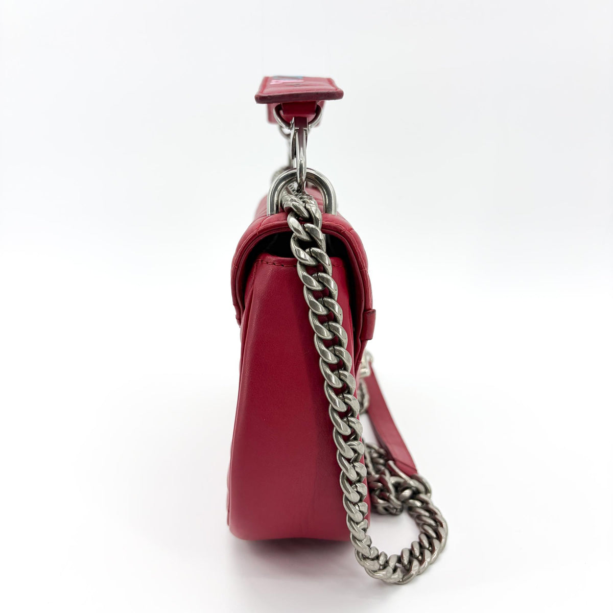 Louis Vuitton New Wave Chain Quilted Leather, Red, Leather, Handbag