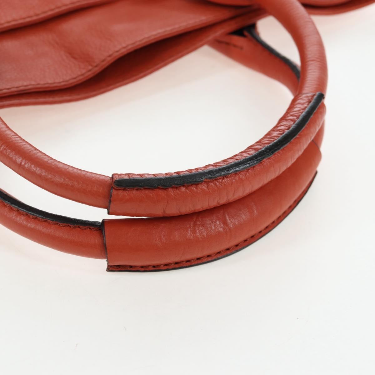 Chloe Paddington Leather, Orange, Leather, Tote Bag