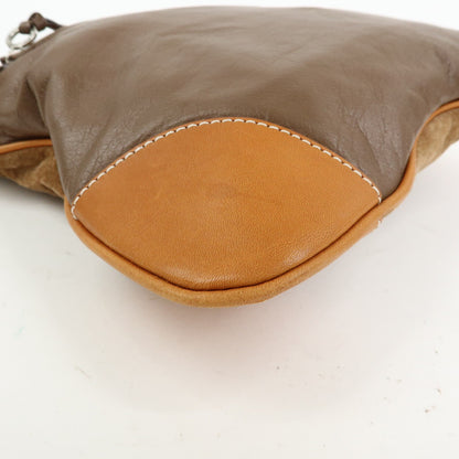Burberry Blue Label Suede, Brown, Suede, Shoulder Bag