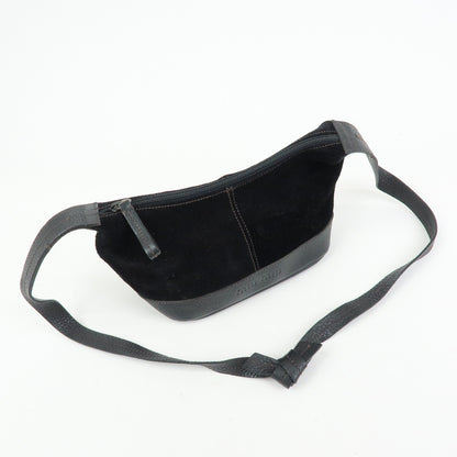 Miu Miu Shoulder Suede, Black, Suede, Shoulder Bag
