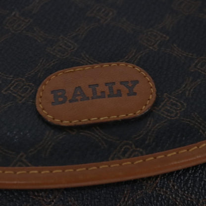 Bally Vintage Leather, Black, Leather, Shoulder Bag