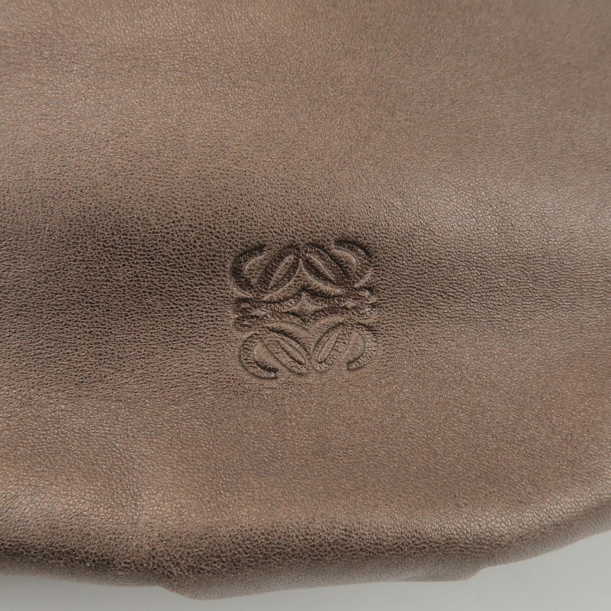 Loewe Anagram Leather, Brown, Leather, Tote Bag