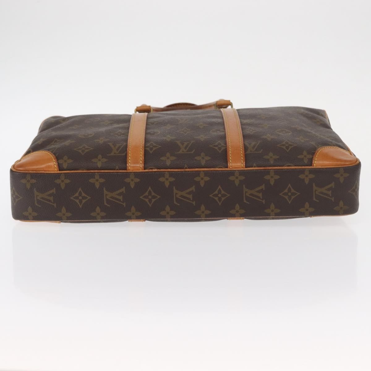 Louis Vuitton Porte-Documents Voyage Macassar Monogram Canvas, Brown, Canvas, Briefcase