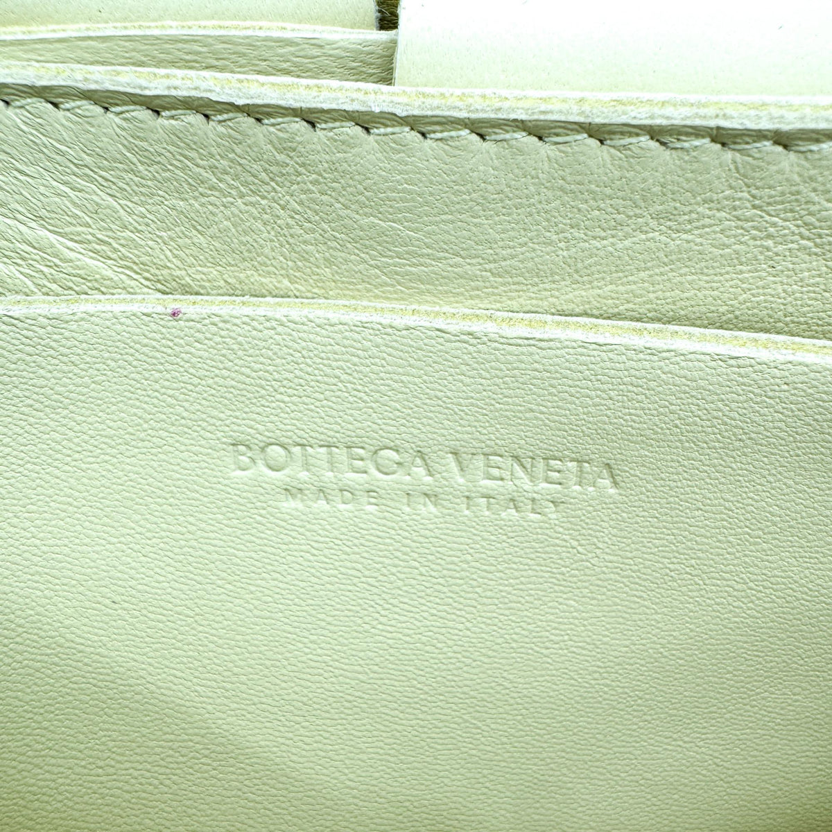 Bottega Veneta Cassette Belt Maxi Intrecciato Leather, Yellow, Leather, Clutch