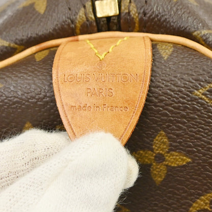Louis Vuitton Keepall Monogram Canvas, Brown, Canvas, Travel Bag