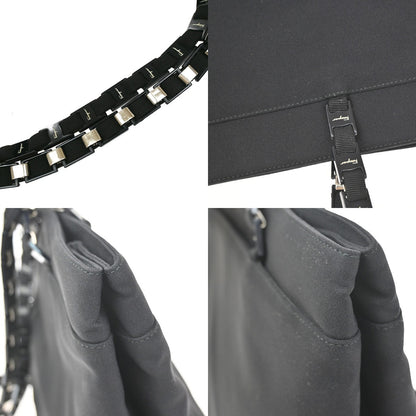 Salvatore Ferragamo Vala tote Nylon, Black, Nylon, Tote Bag