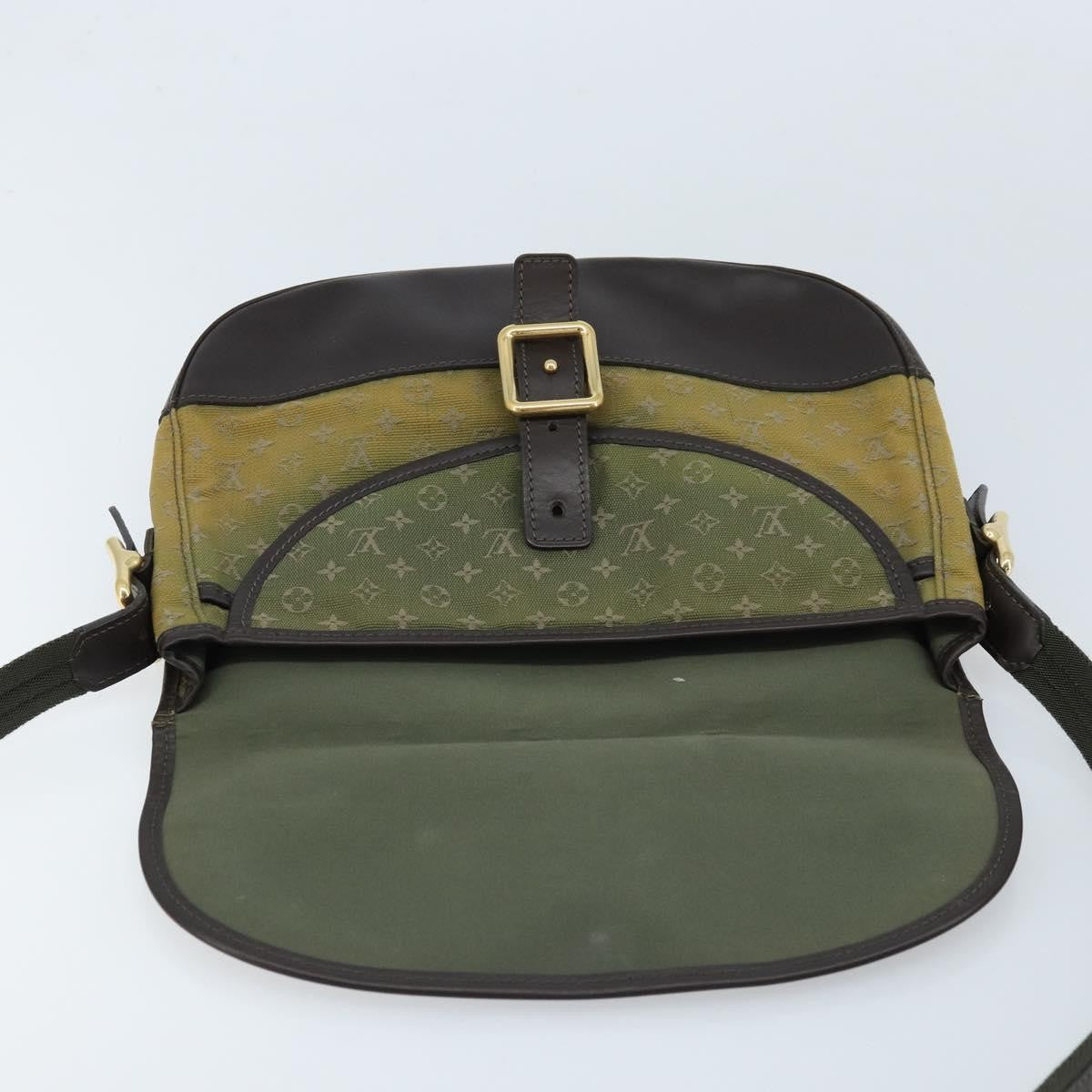 Louis Vuitton Marjorie Mini Lin, Khaki, Canvas, Shoulder Bag