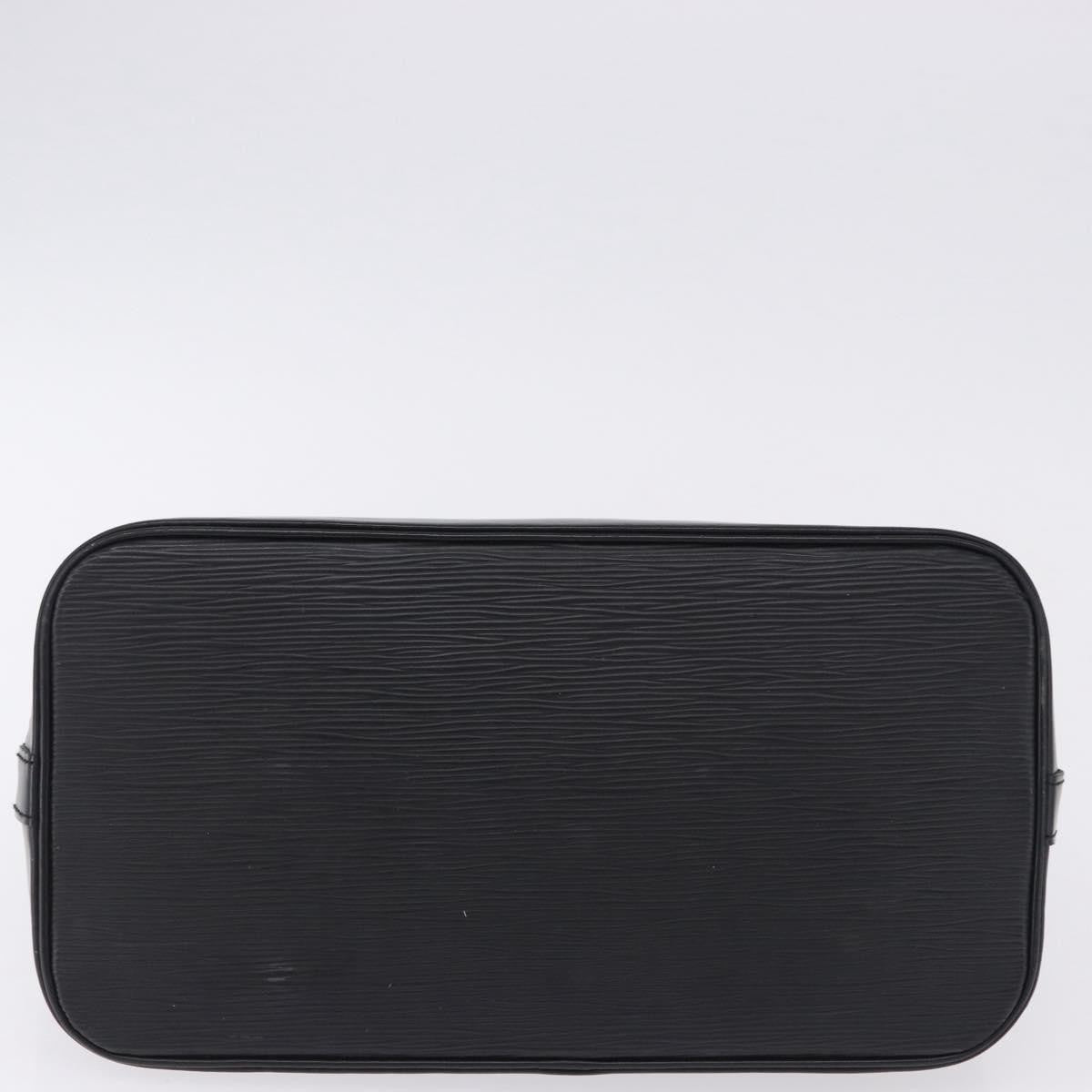 Louis Vuitton Alma Epi, Black, Leather, Handbag