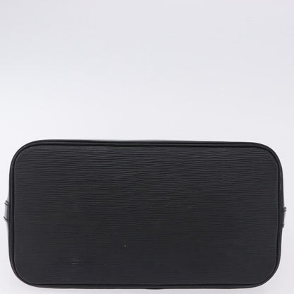 Louis Vuitton Alma Epi, Black, Leather, Handbag
