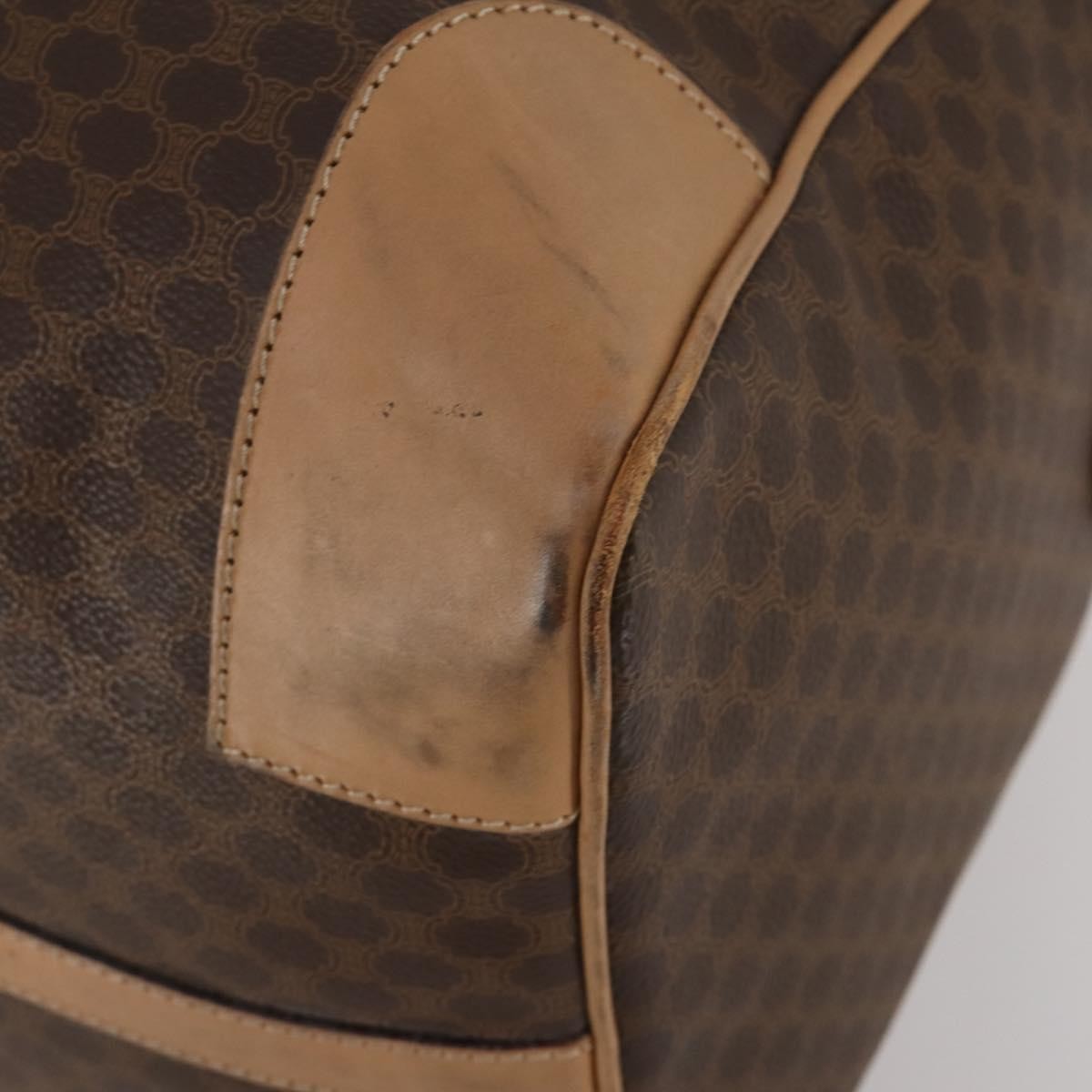Celine Vintage Canvas, Brown, Canvas, Travel Bag