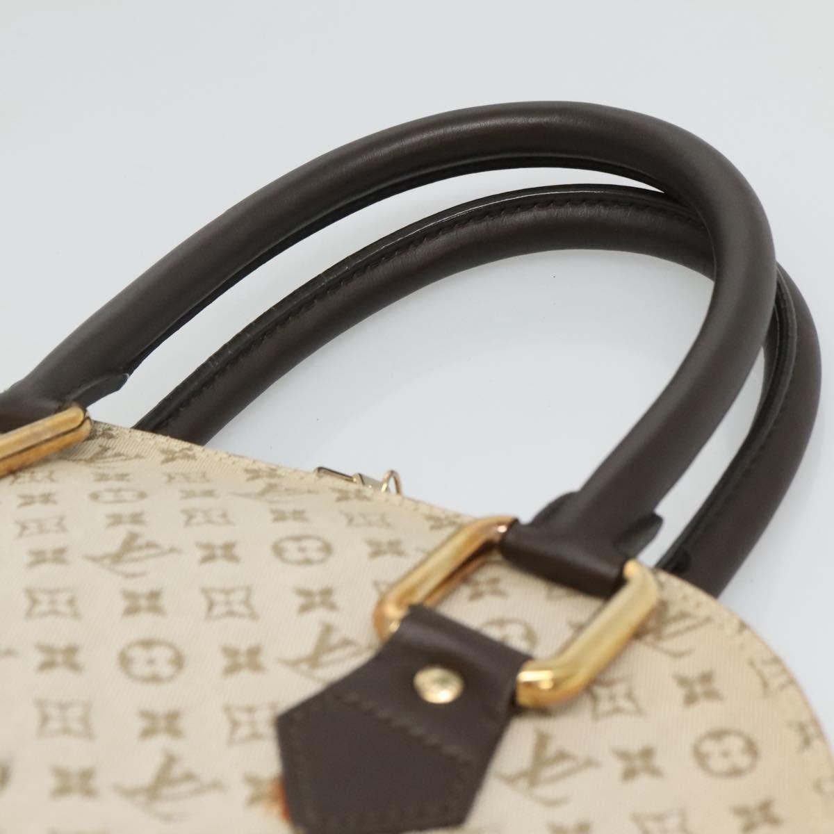Louis Vuitton Alma Mini Lin Monogram, Khaki, Canvas, Handbag