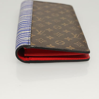 Louis Vuitton Porte Feuille Brother Patchwork, Blue, Canvas, Wallet
