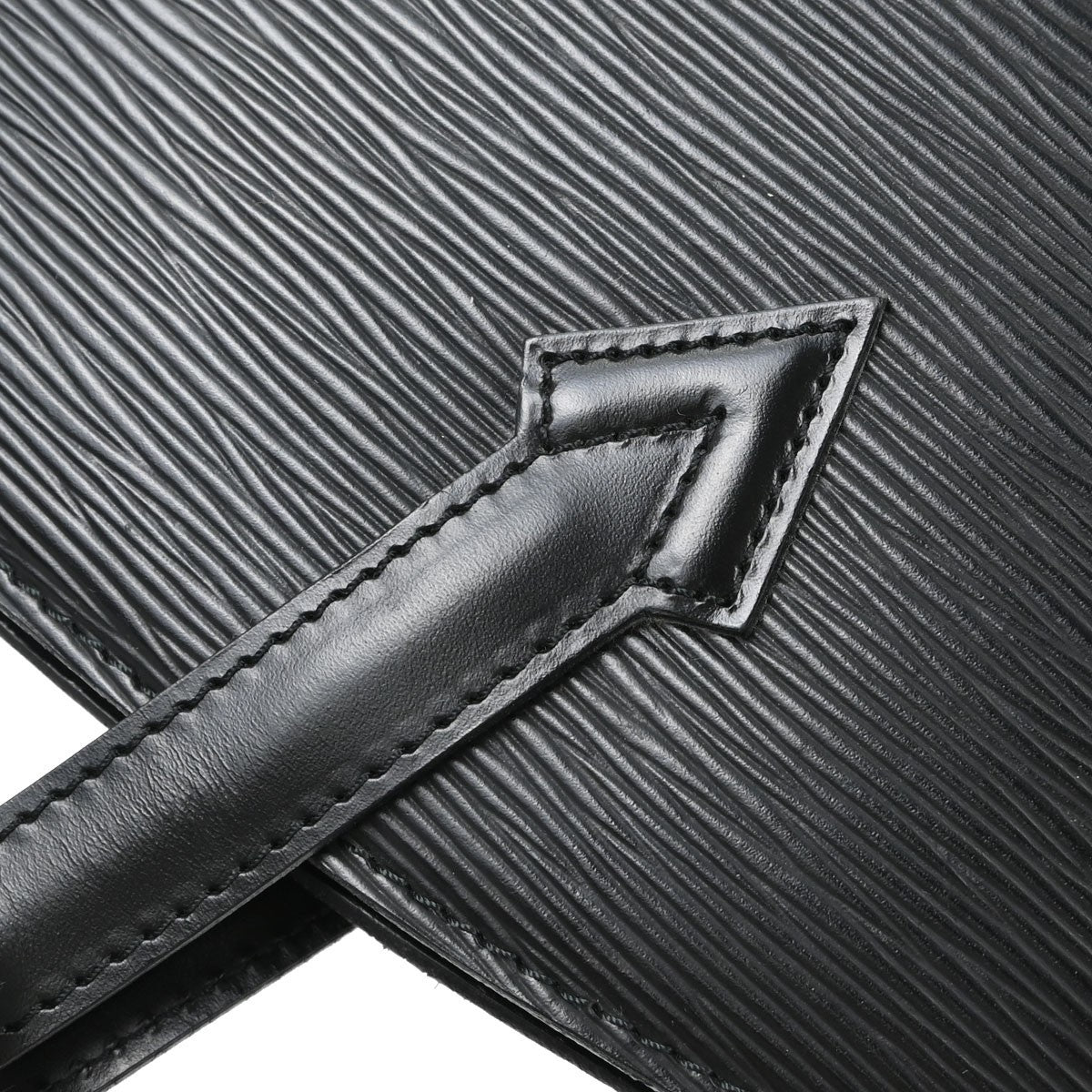 Louis Vuitton Saint Jacques Epi Leather, Black, Leather, Handbag