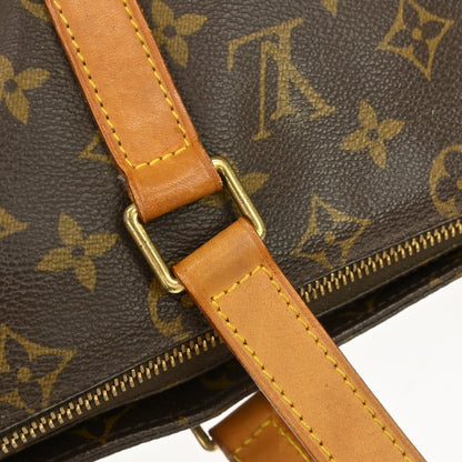 Louis Vuitton Cabas Mezzo Monogram Canvas, Brown, Canvas, Shoulder Bag