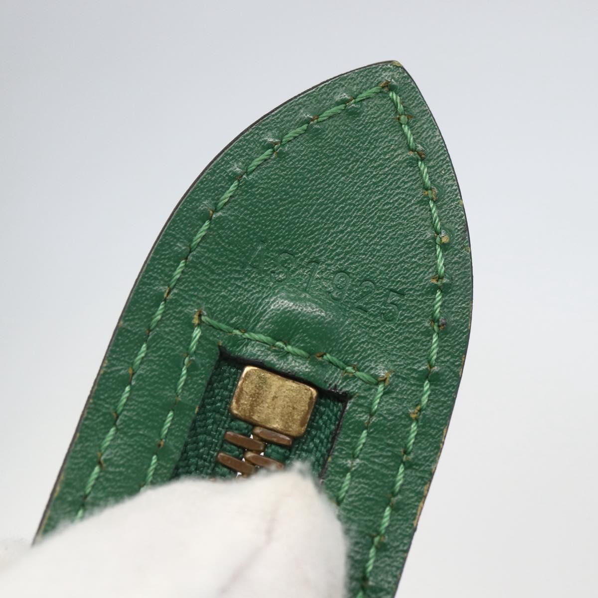 Louis Vuitton Saint Jacques Handbag Epi Leather, GREEN, LEATHER, Shoulder bag