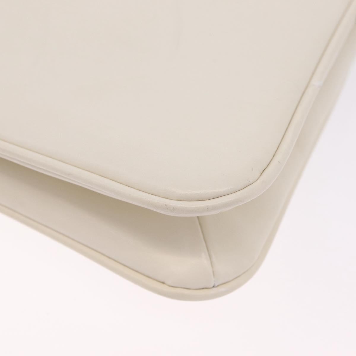 Gucci Shoulder Leather, White, Leather, Shoulder Bag