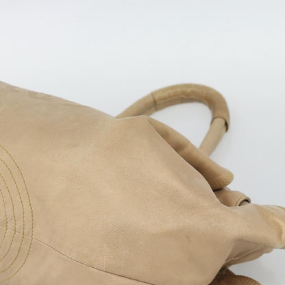 Loewe Anagram Logo Nappa Aire Hand Leather, Beige, Leather, Handbag