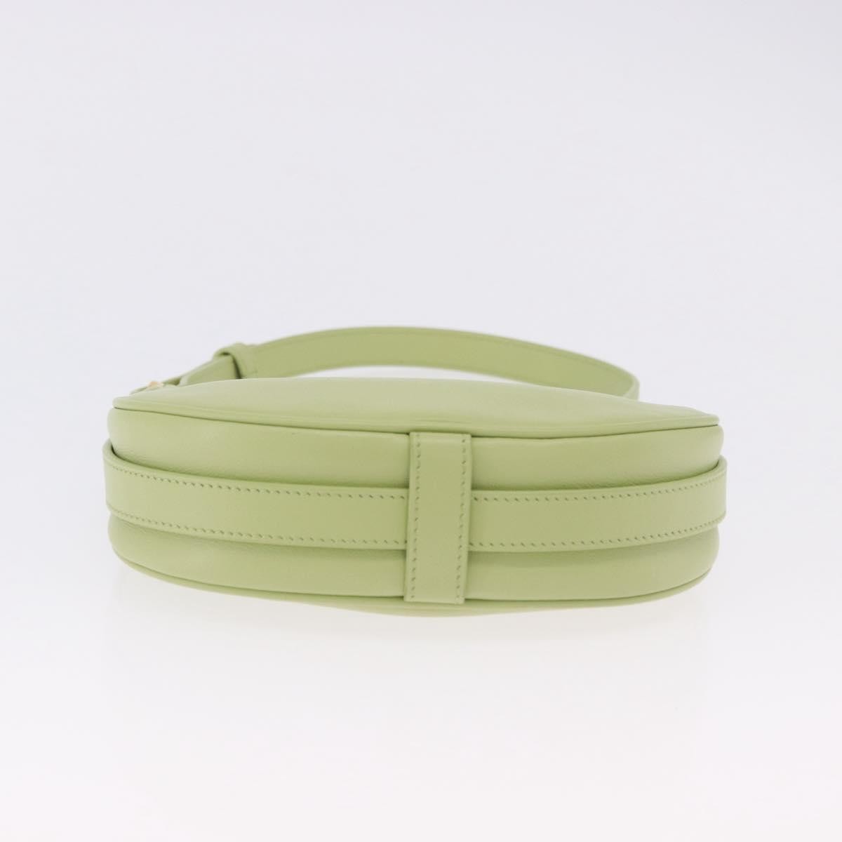 Celine Ava Leather, Green, Leather, Handbag