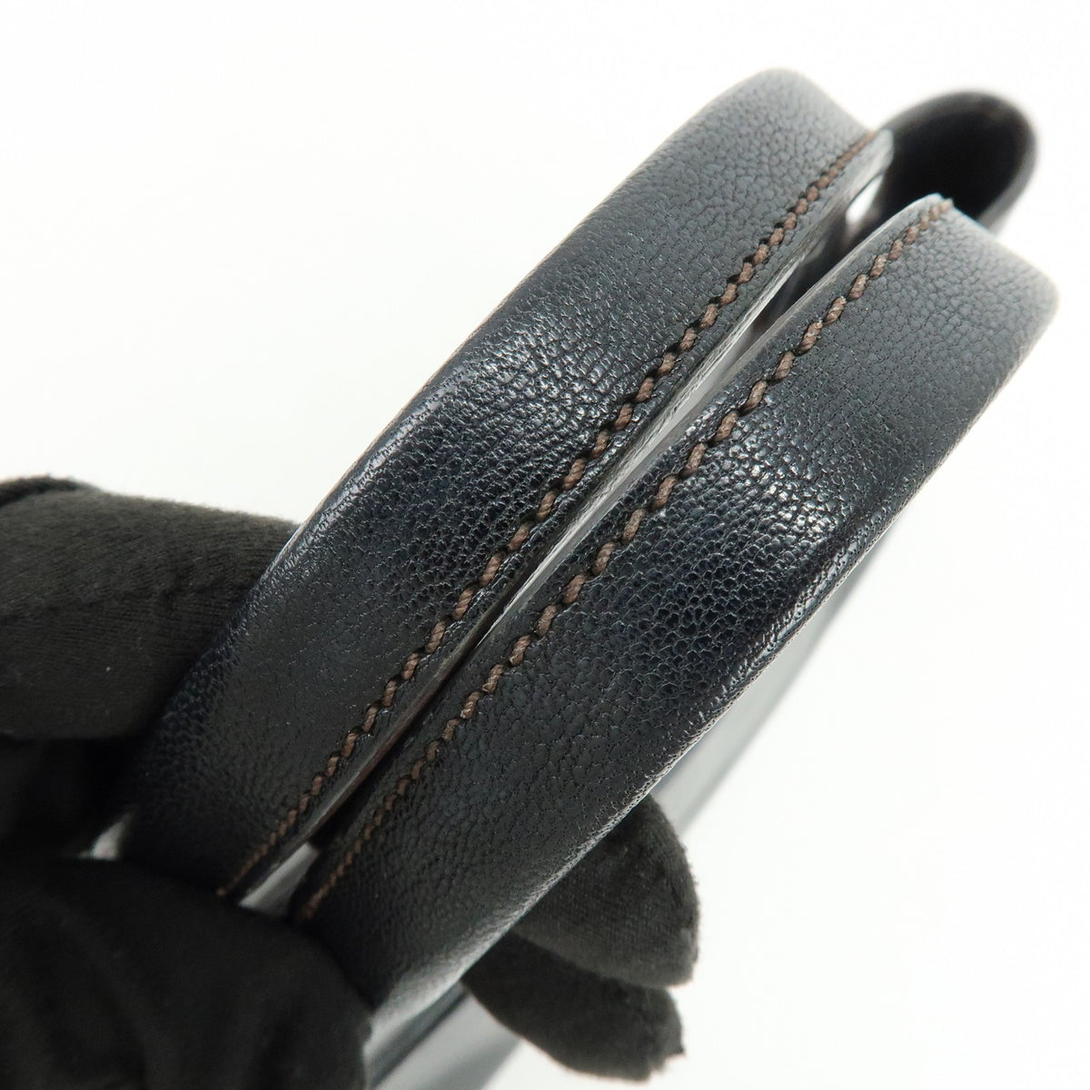 Cartier Marcello Leather, Black, Leather, Handbag