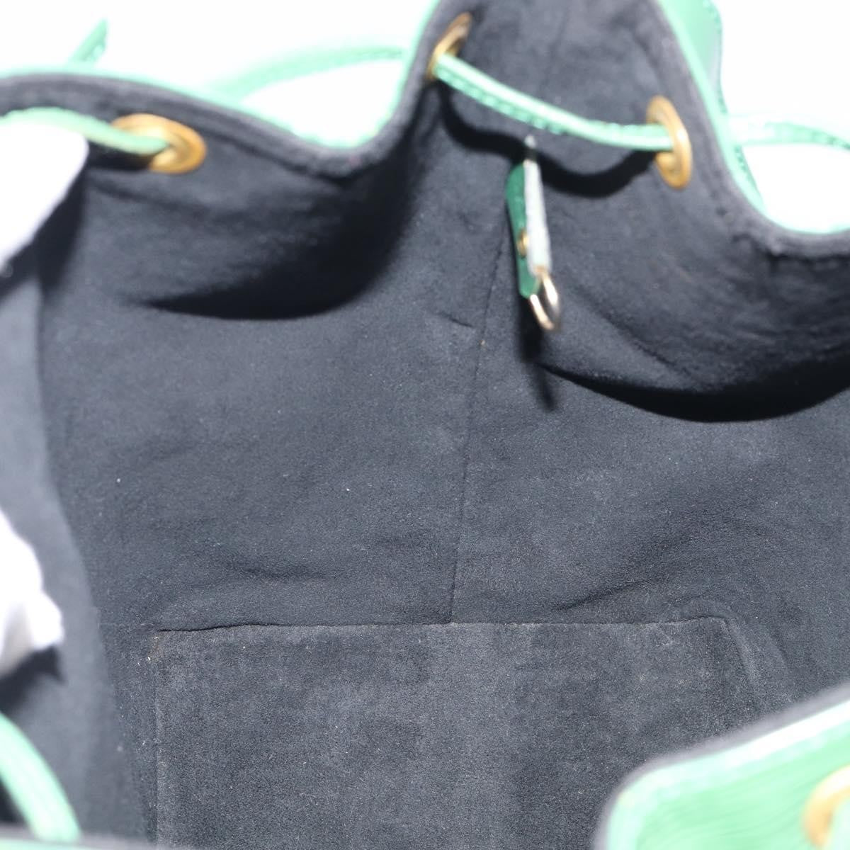 Louis Vuitton Petit Noe Epi Leather, Green, Leather, Handbag