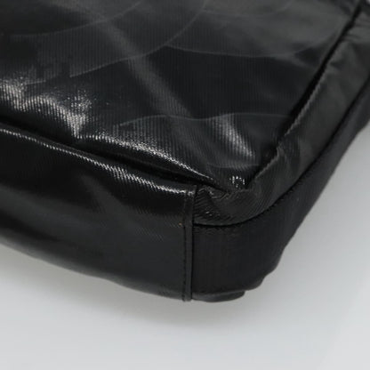 Chanel Sport Line Messenger Coated Canvas, Black, Canvas, Shoulder Bag