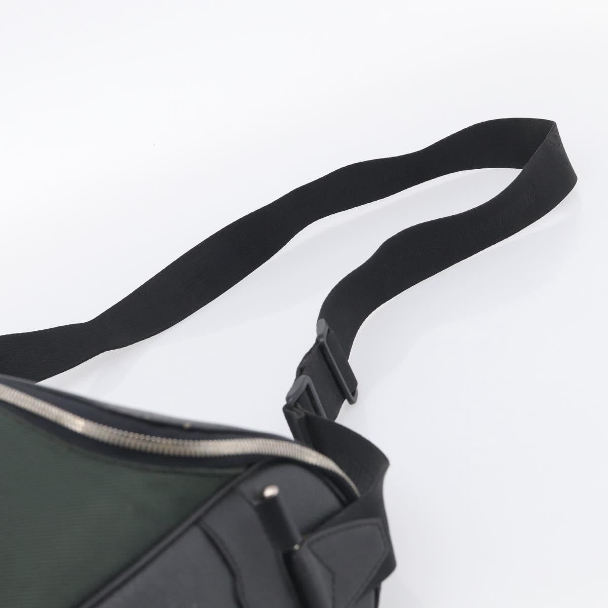 Louis Vuitton Taimyr Messenger Taiga Leather and Canvas, Gray, Leather, Handbag