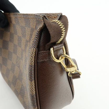 Louis Vuitton Trousse Make Up Damier, Brown, Canvas, Clutch