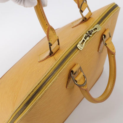 Louis Vuitton Vintage Alma Epi Leather, Yellow, Leather, Handbag