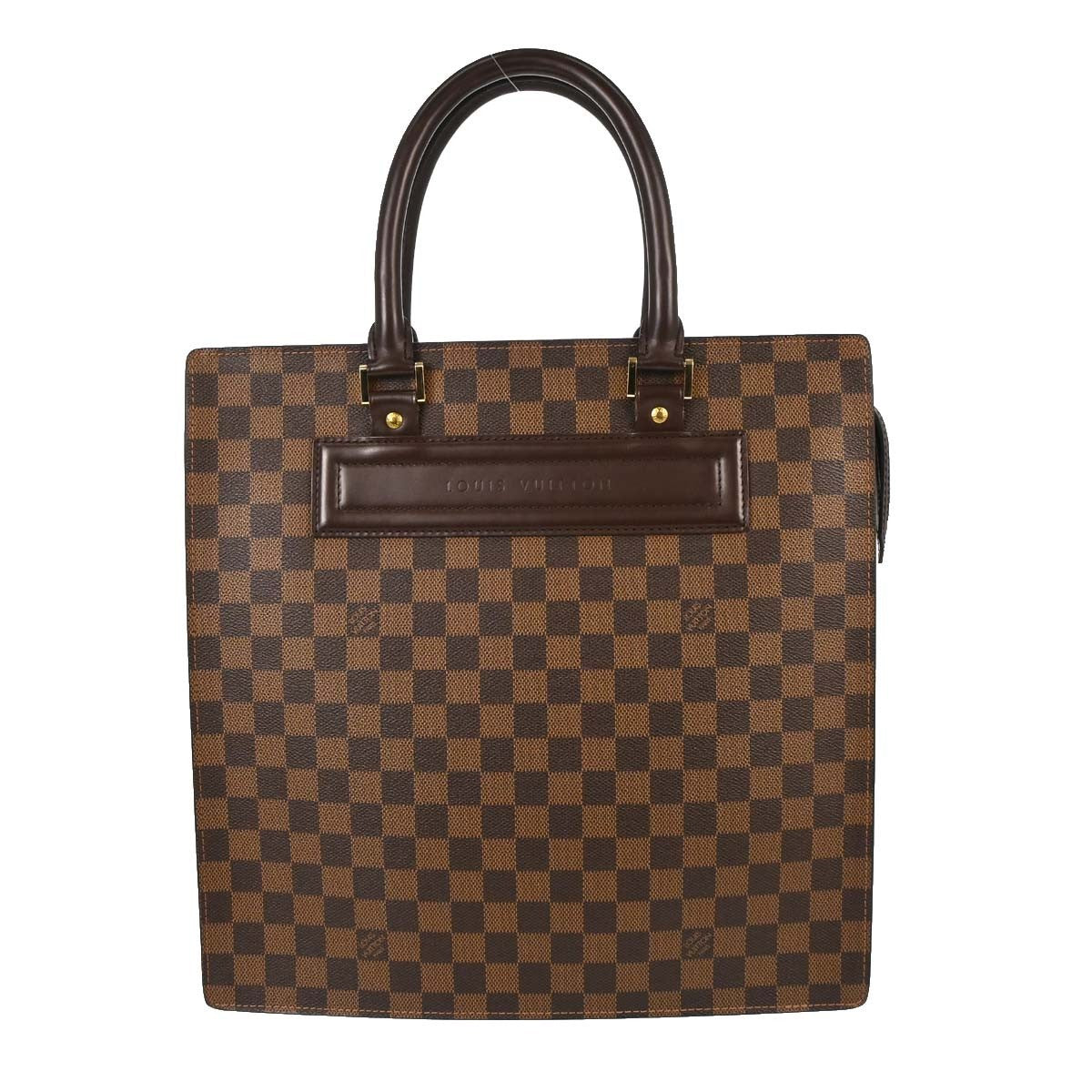 Louis Vuitton Venice Sac Plat Damier Ebene, Brown, Canvas, Tote Bag