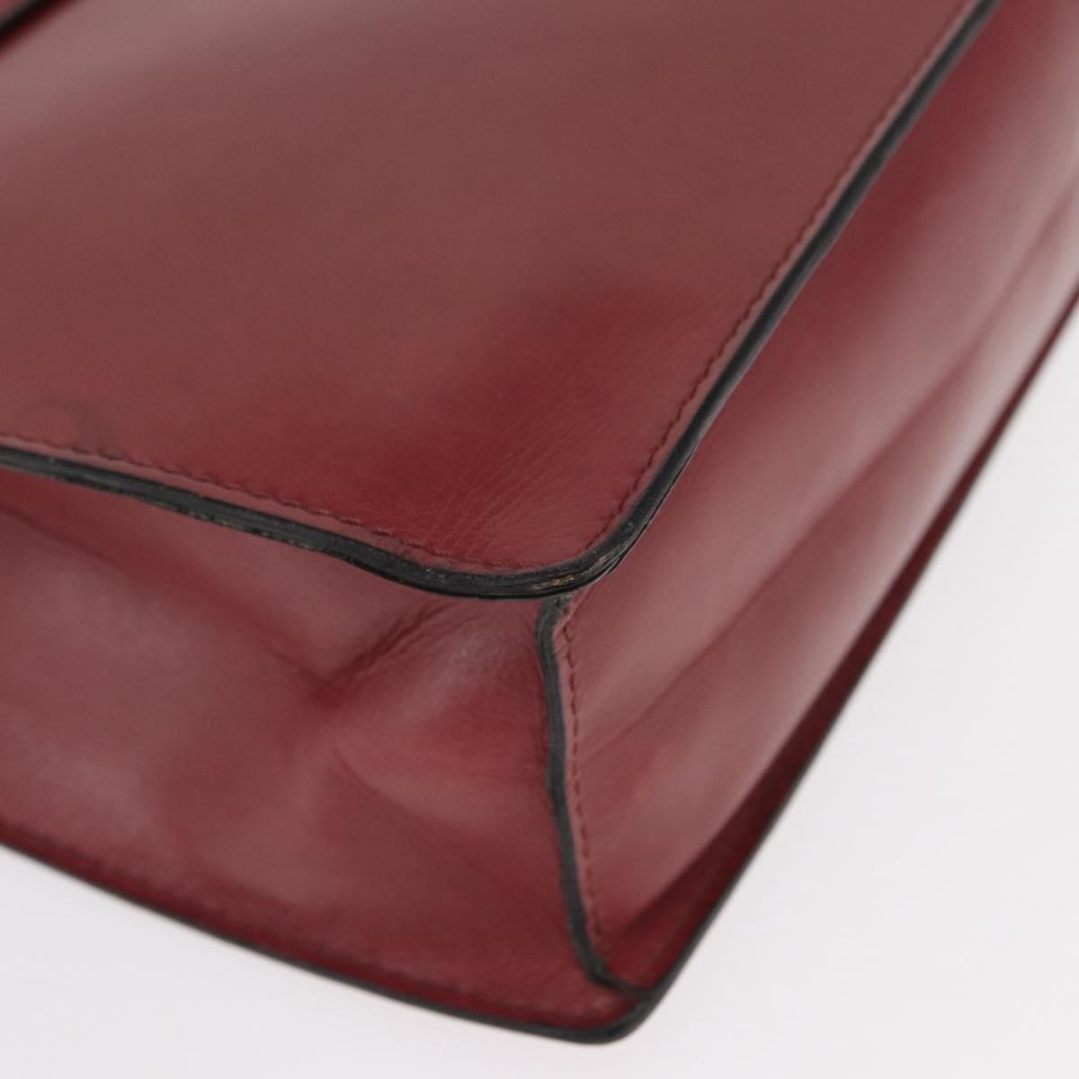 Celine Handbag Leather, Red, Leather, Handbag