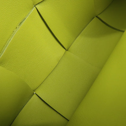 Bottega Veneta Cassette Belt Maxi Intrecciato Leather, Green, Leather, Clutch