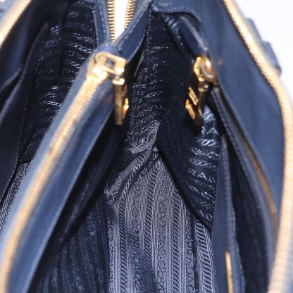 Prada Promenade Saffiano Leather, Navy, Leather, Handbag