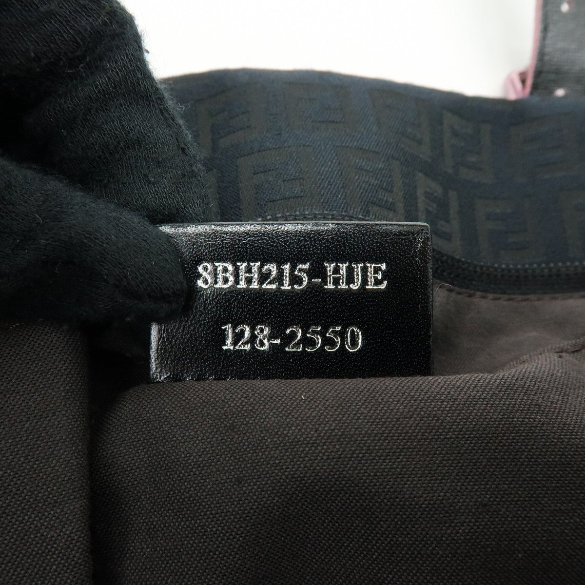 Fendi Superstar Zucchino Canvas, Black, Canvas, Tote Bag