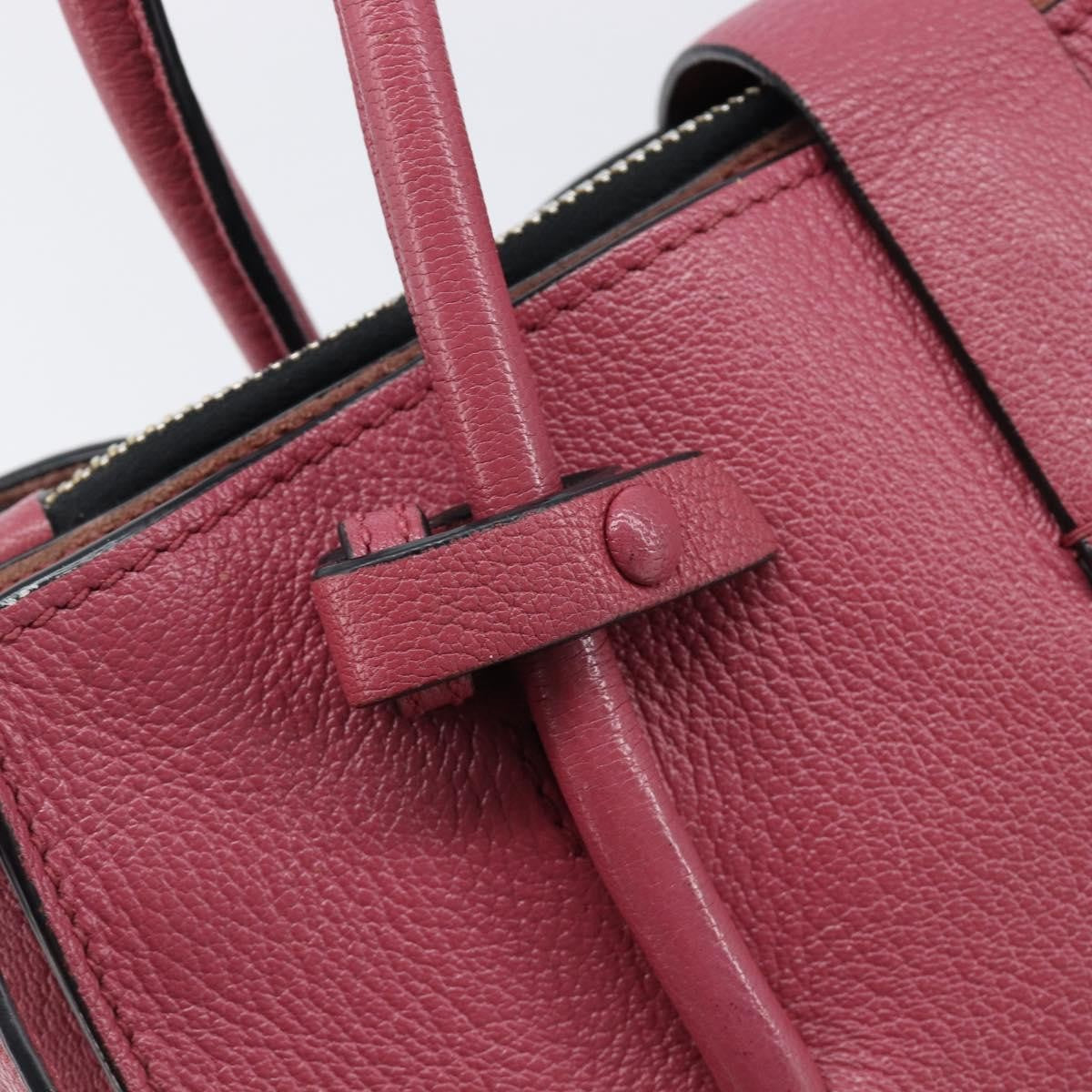 Miu Miu Madras Convertible Compartment Leather, Pink, Leather, Tote Bag