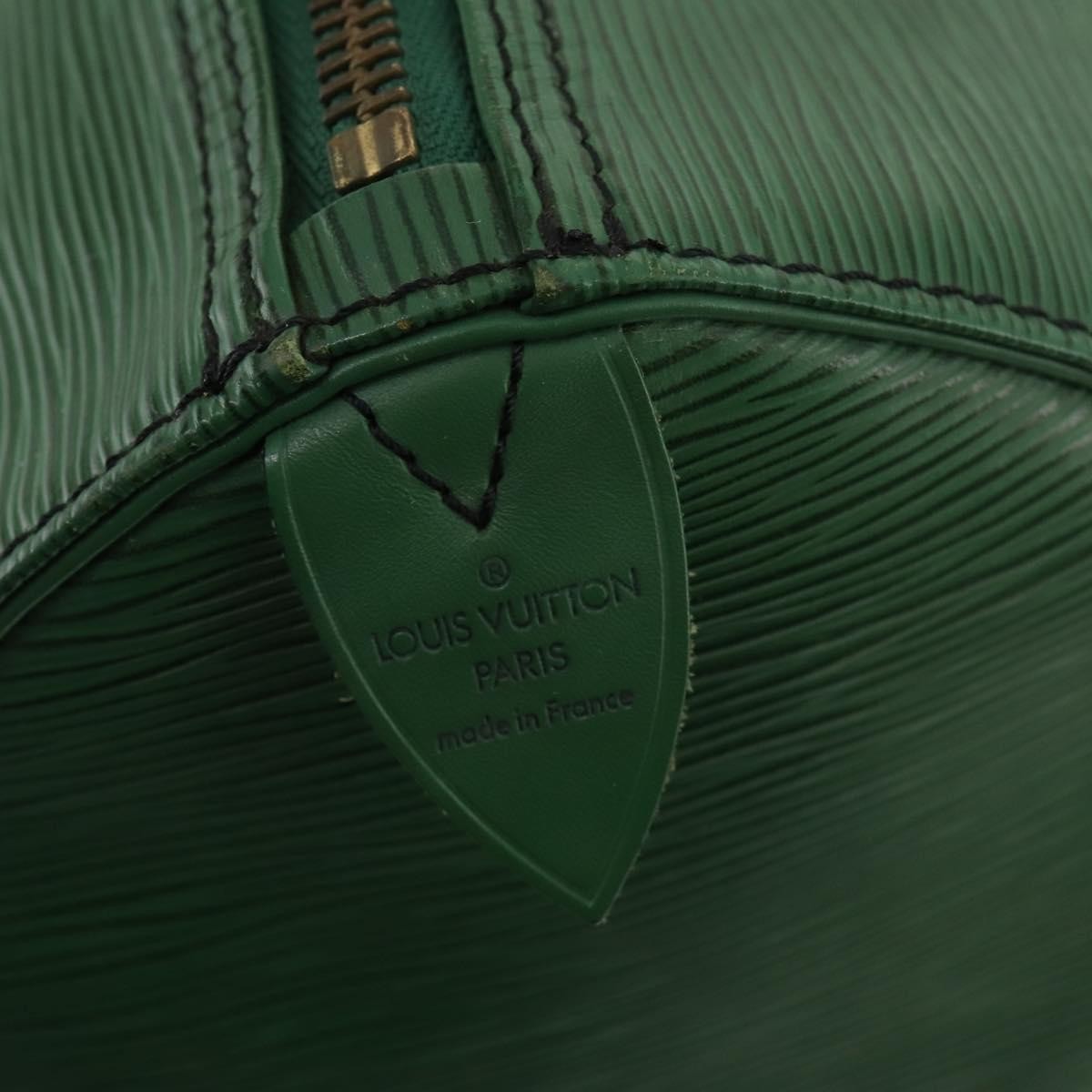 Louis Vuitton Keepall Epi Leather, Green, Leather, Travel Bag