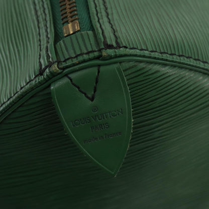 Louis Vuitton Keepall Epi Leather, Green, Leather, Travel Bag