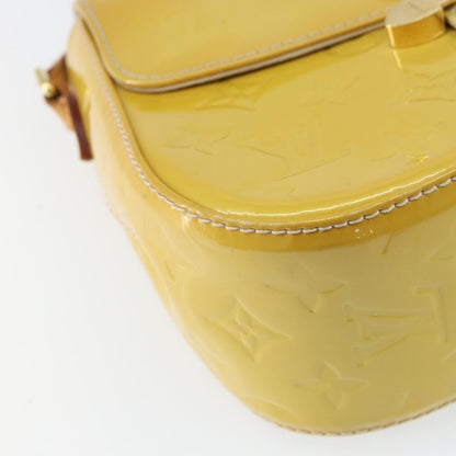 Louis Vuitton Bellflower Monogram Vernis, Brown, Patent Leather, Handbag
