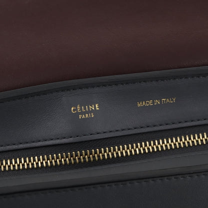 Celine Tricolor Trapeze Leather, Multicolour, Leather, Handbag