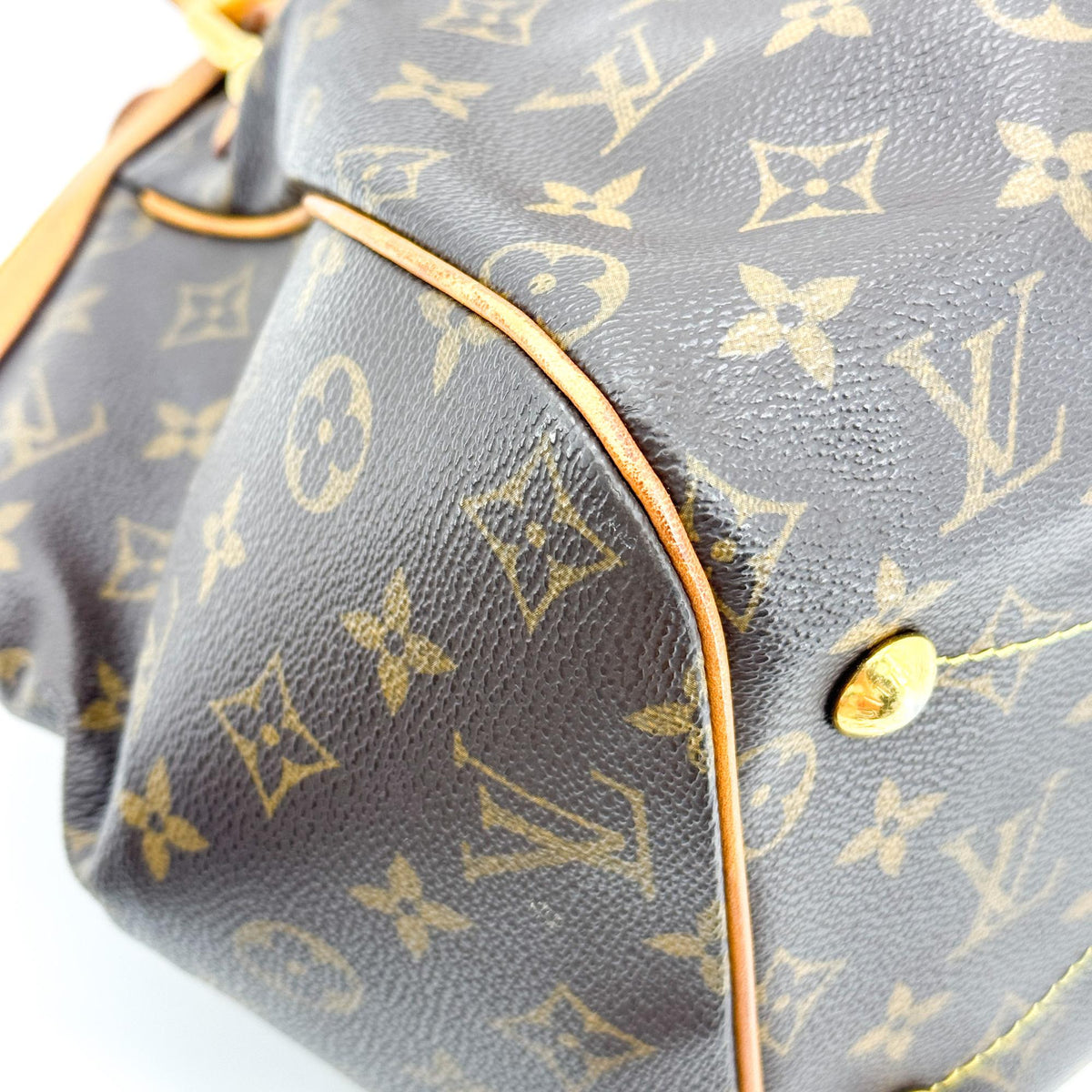 Louis Vuitton Tivoli Monogram Canvas, Brown, Canvas, Handbag