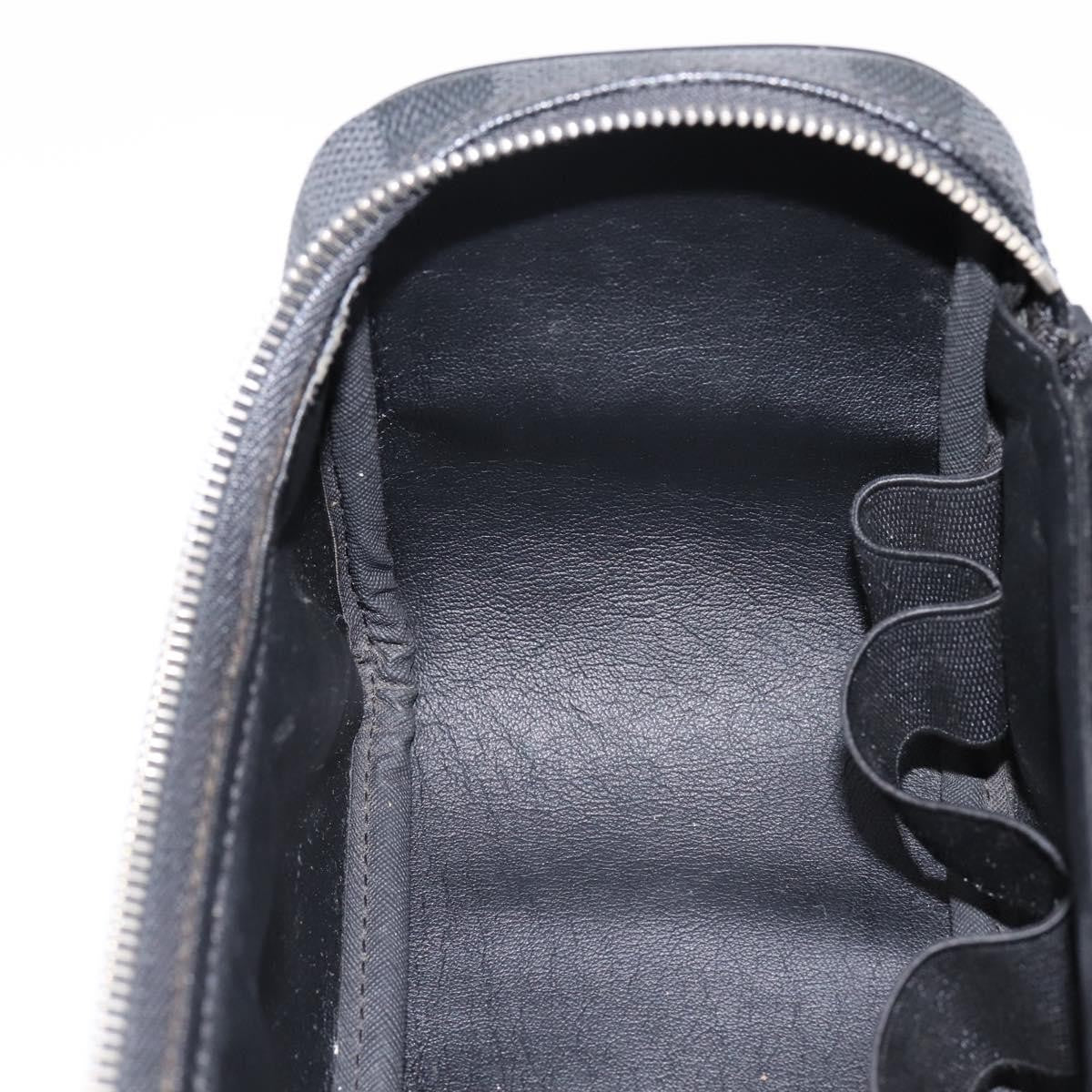 Louis Vuitton Trousse Toilette Damier Canvas, Black, Canvas, Clutch