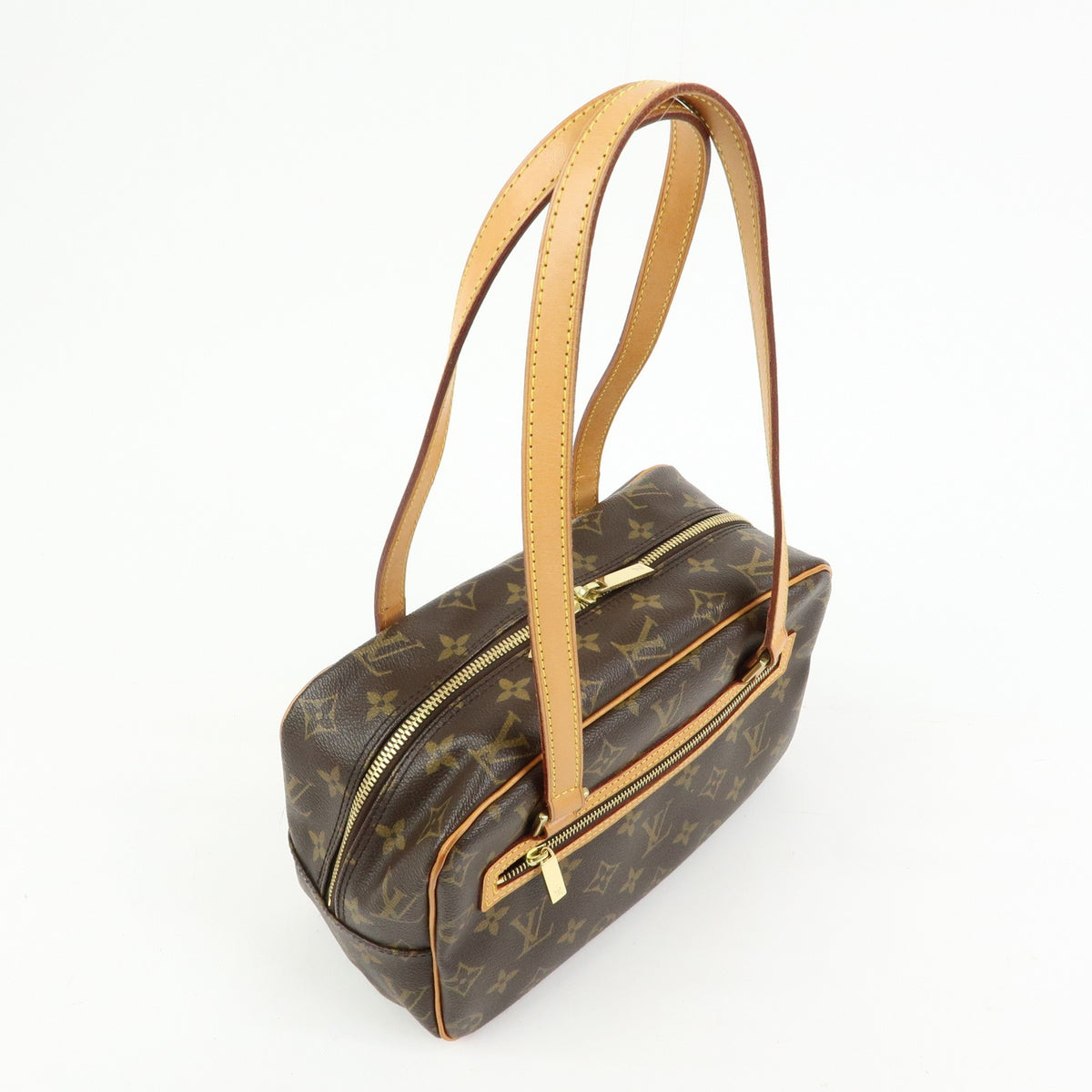 Louis Vuitton Cite Monogram Canvas, Brown, Canvas, Handbag