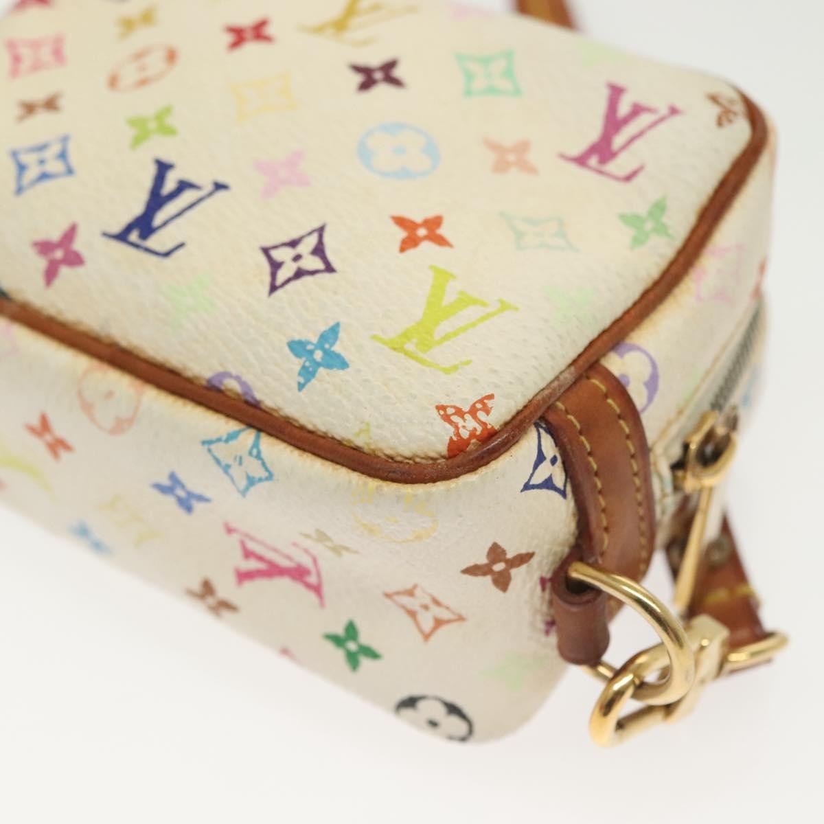 Louis Vuitton Wapity Trousse Monogram Multicolor, White, Canvas, Clutch